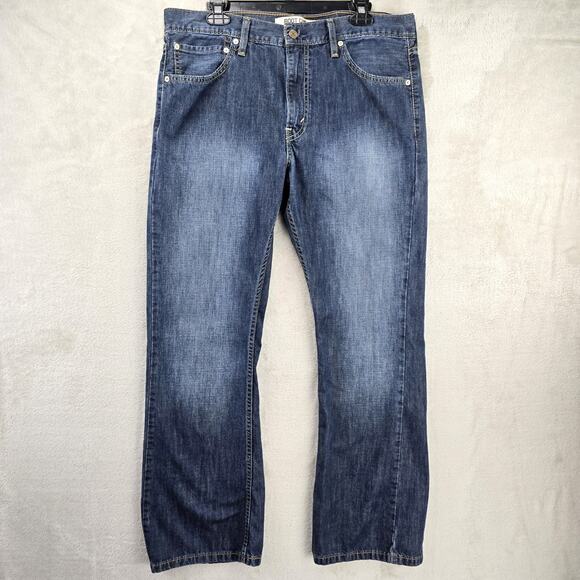 Levis 527 Jeans Mens 36x30 Blue Boot Cut Denim Western Cowboy Rodeo Cotton - Picture 1 of 14